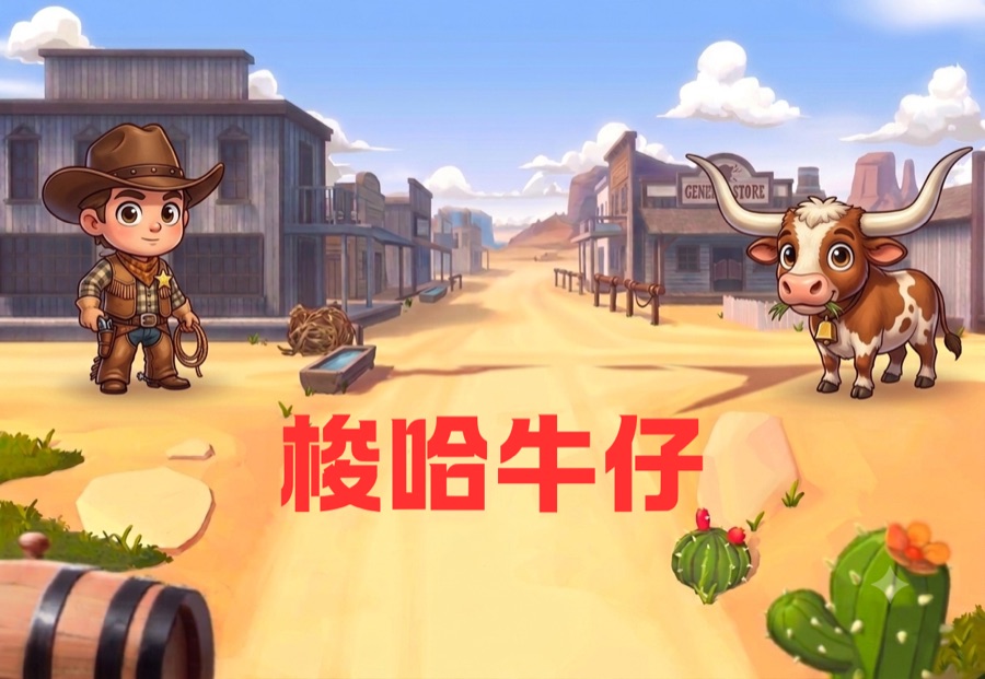 梭哈牛仔遊戲畫面